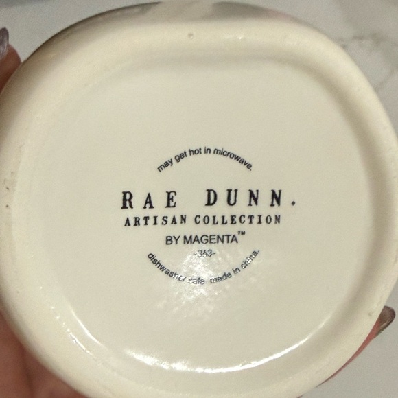 Rae Dunn White and Blue Heralding Angel “JOY TO THE WORLD” Mug NWT - Picture 8 of 8